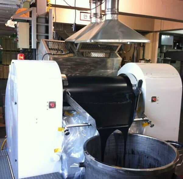 三輥機的油墨生產